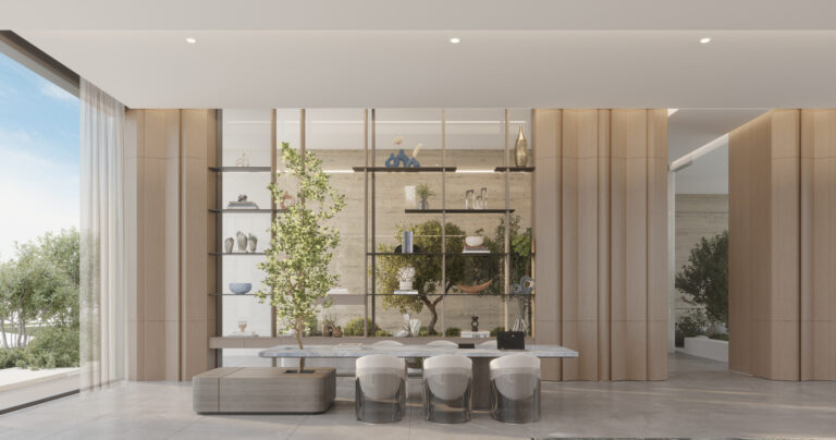 Ellington Cove - lobby communal table